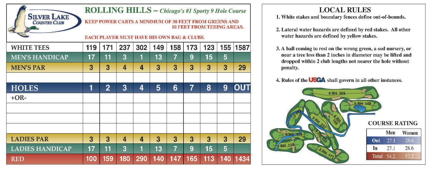 SIlver Lake Country Club South Course, Orland Park, Illinois Golf