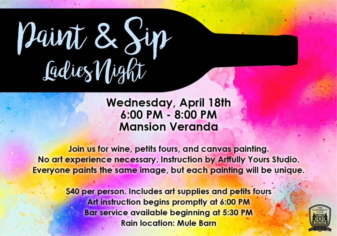 ladies night sip and paint