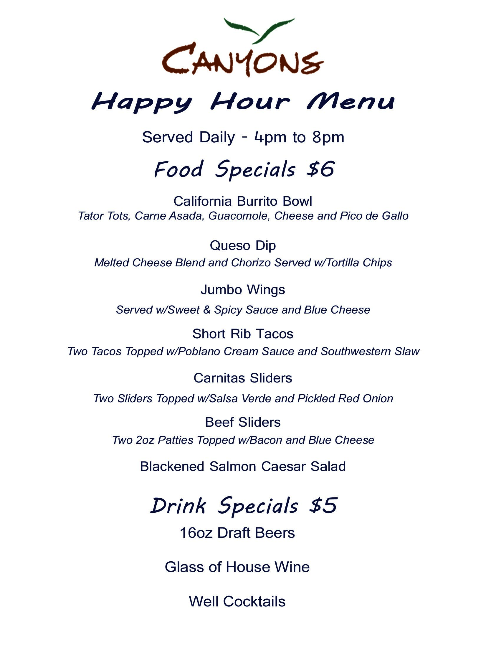 Canyons restaurant at The Crossings at Carlsbad, Carlsbad Restaurants