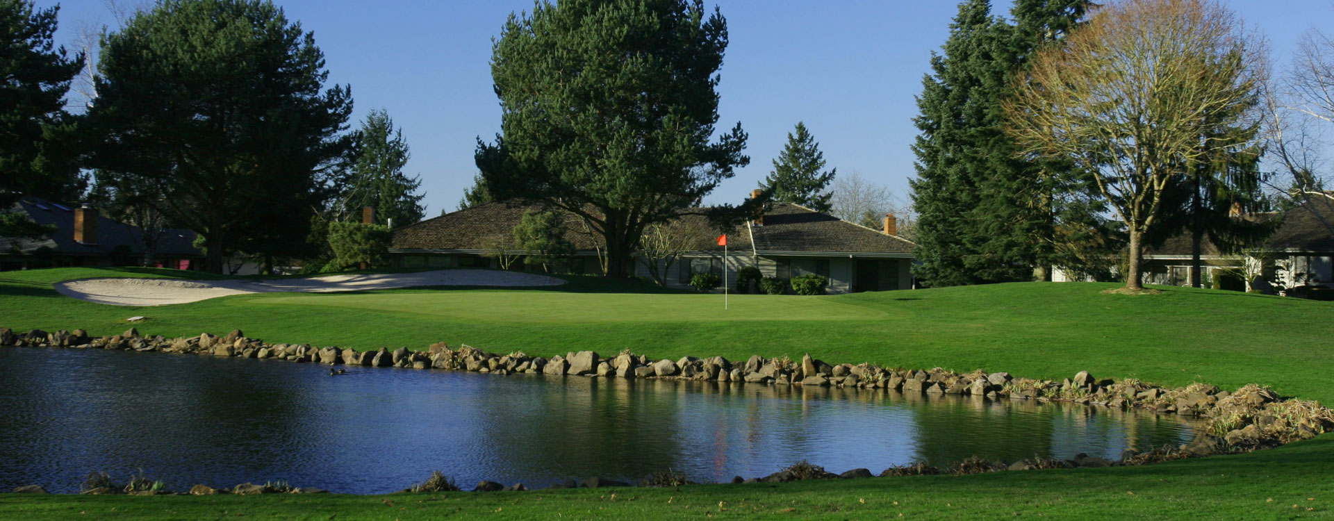 Charbonneau golf club green, Wilsonville, Oregon Golf course