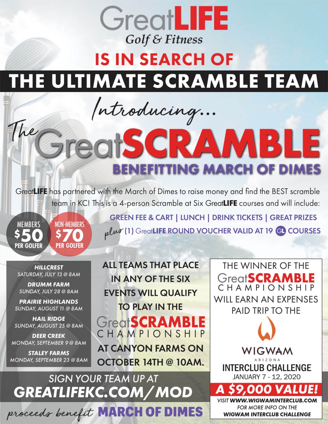 march of dimes golf tournament 2019