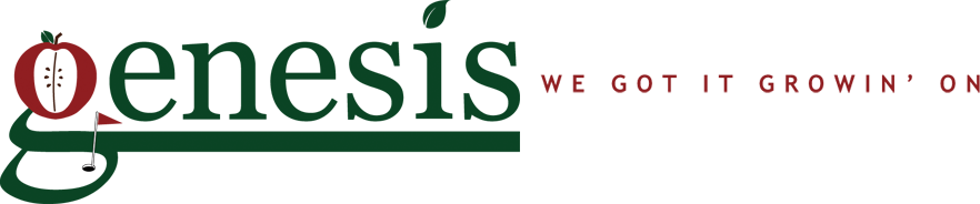 Genesis We Got It Growin' On Business Logo