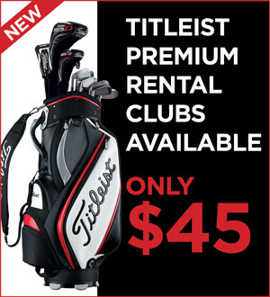 Titleist Rental Clubs Available for $45 Promotional Banner