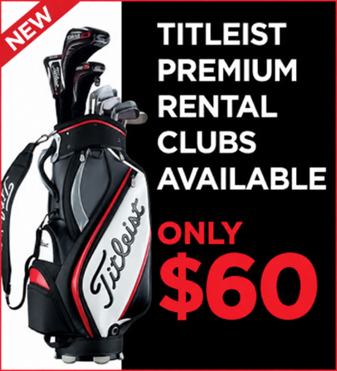 Graphic for Totleist Premium Rental Clubs Available for only $45