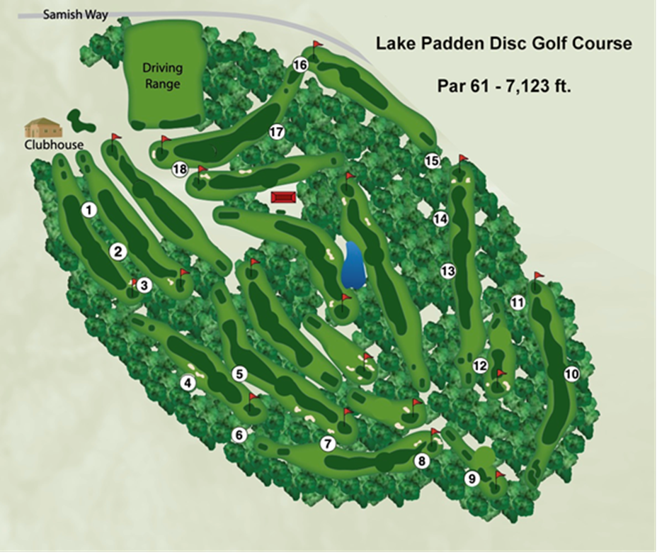 Disc Golf Course at Lake Padden