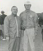 Clint Eastwood gets ready to tee off in 1966