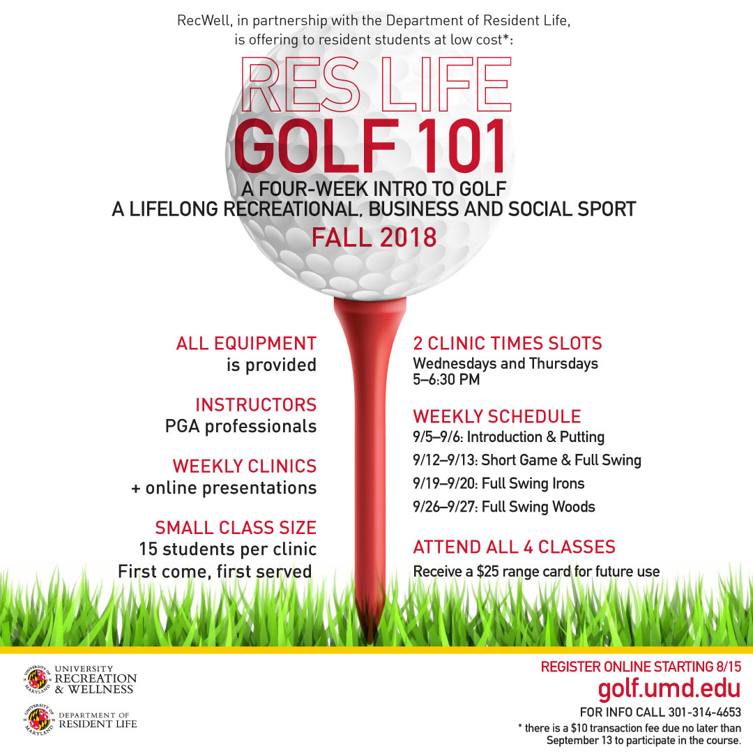 ResLife Golf 101 Information
