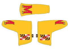 PRG Gold MD Flag Putter headcover