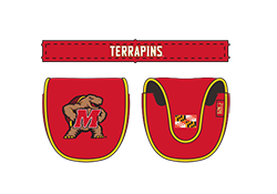 Putter Mallet Headcover Red with Testudo Logo