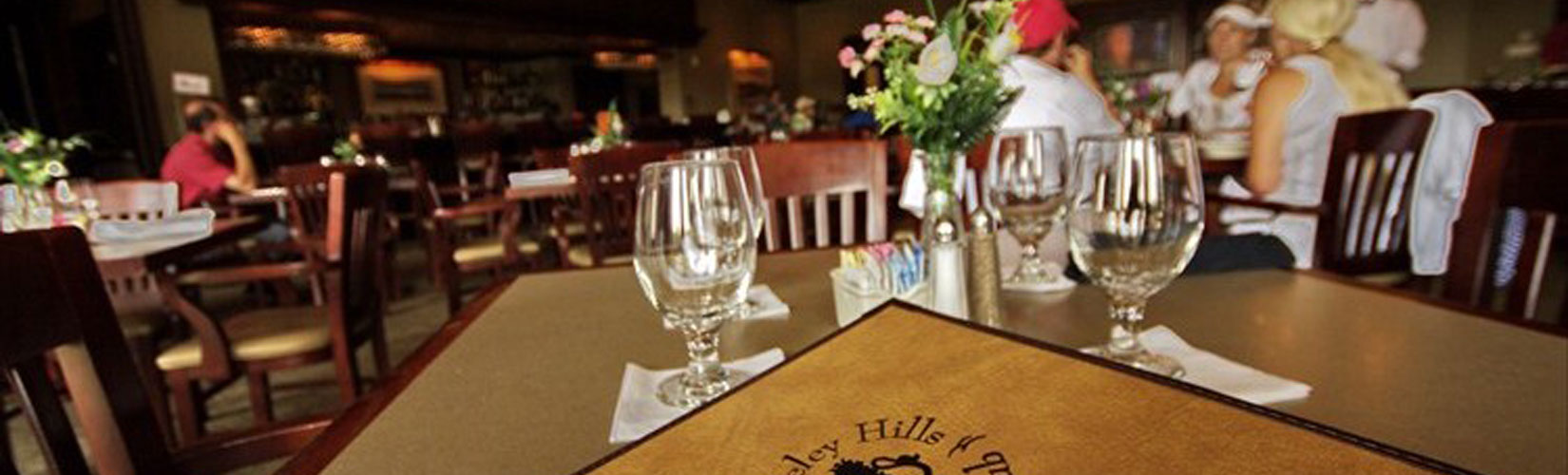 Berkeley Hills Country Club Dining Header Image