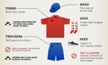 park country club dress code