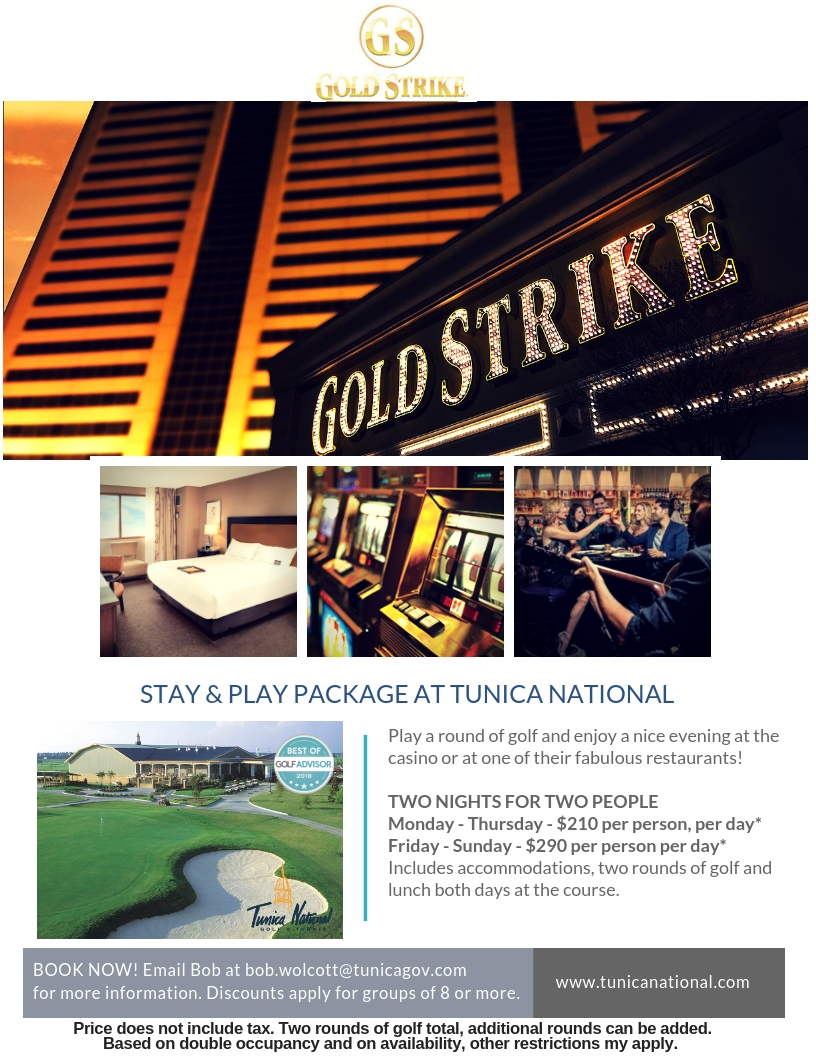gold strike tunica directions