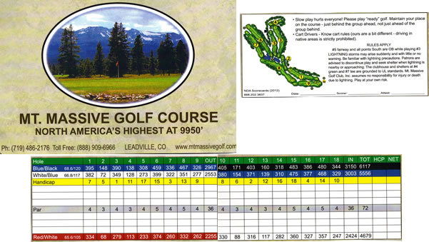 Mount Massive Golf Course Mount Massive Golf Course