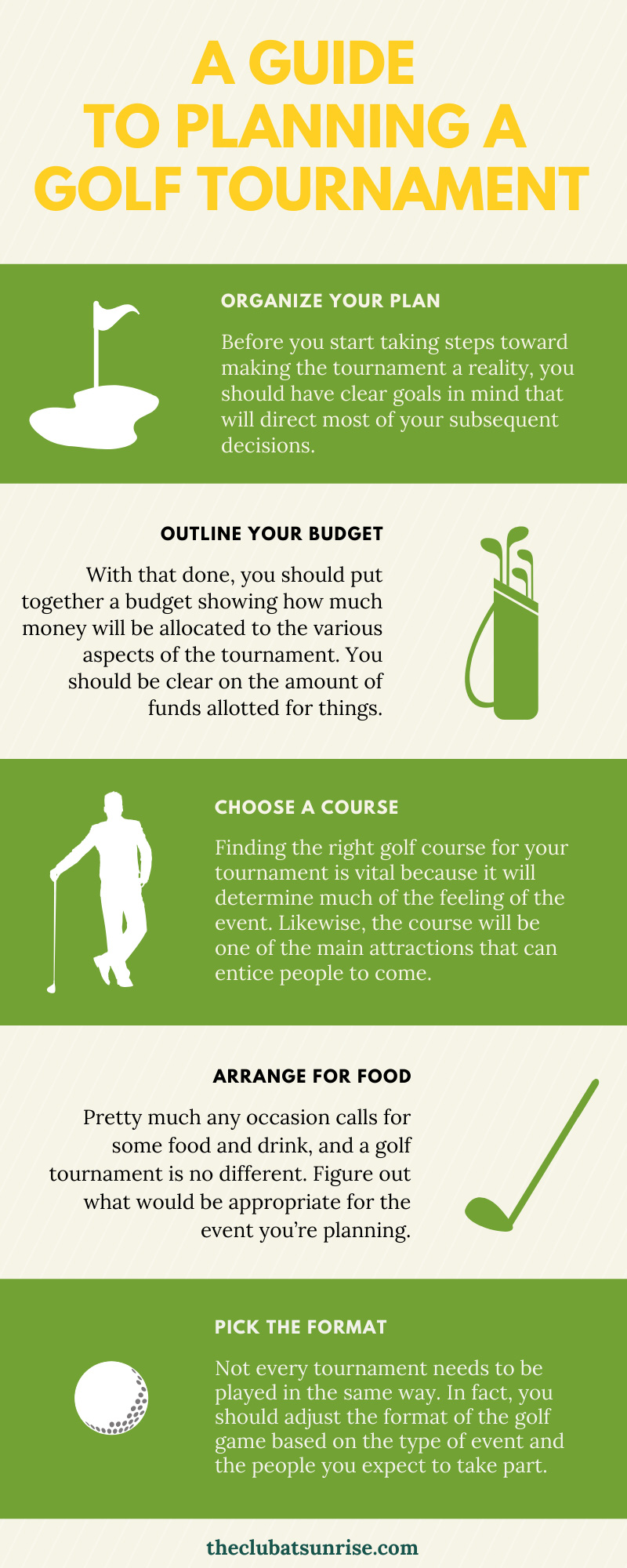 Golf Tournament Planning Timeline And Checklist Infog vrogue.co