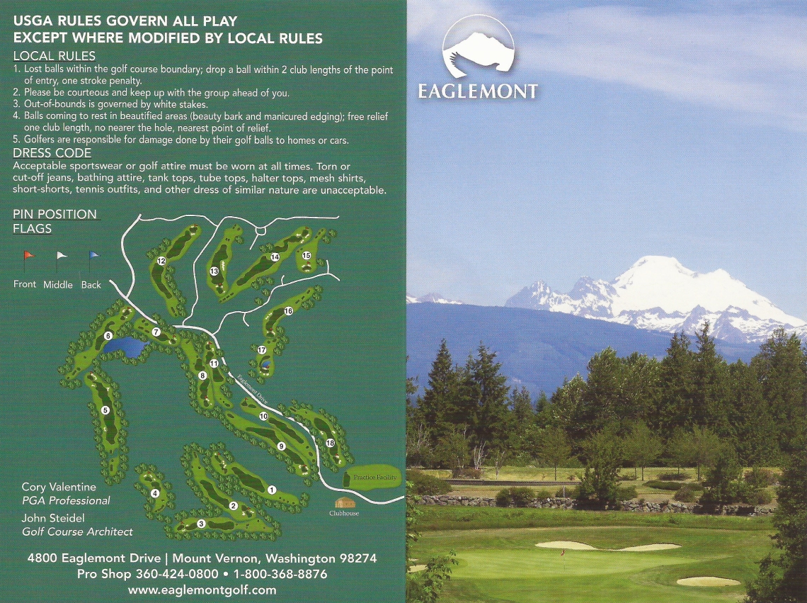 Seattle, Mount Vernon, Burlington,Washington,Public Golf Course