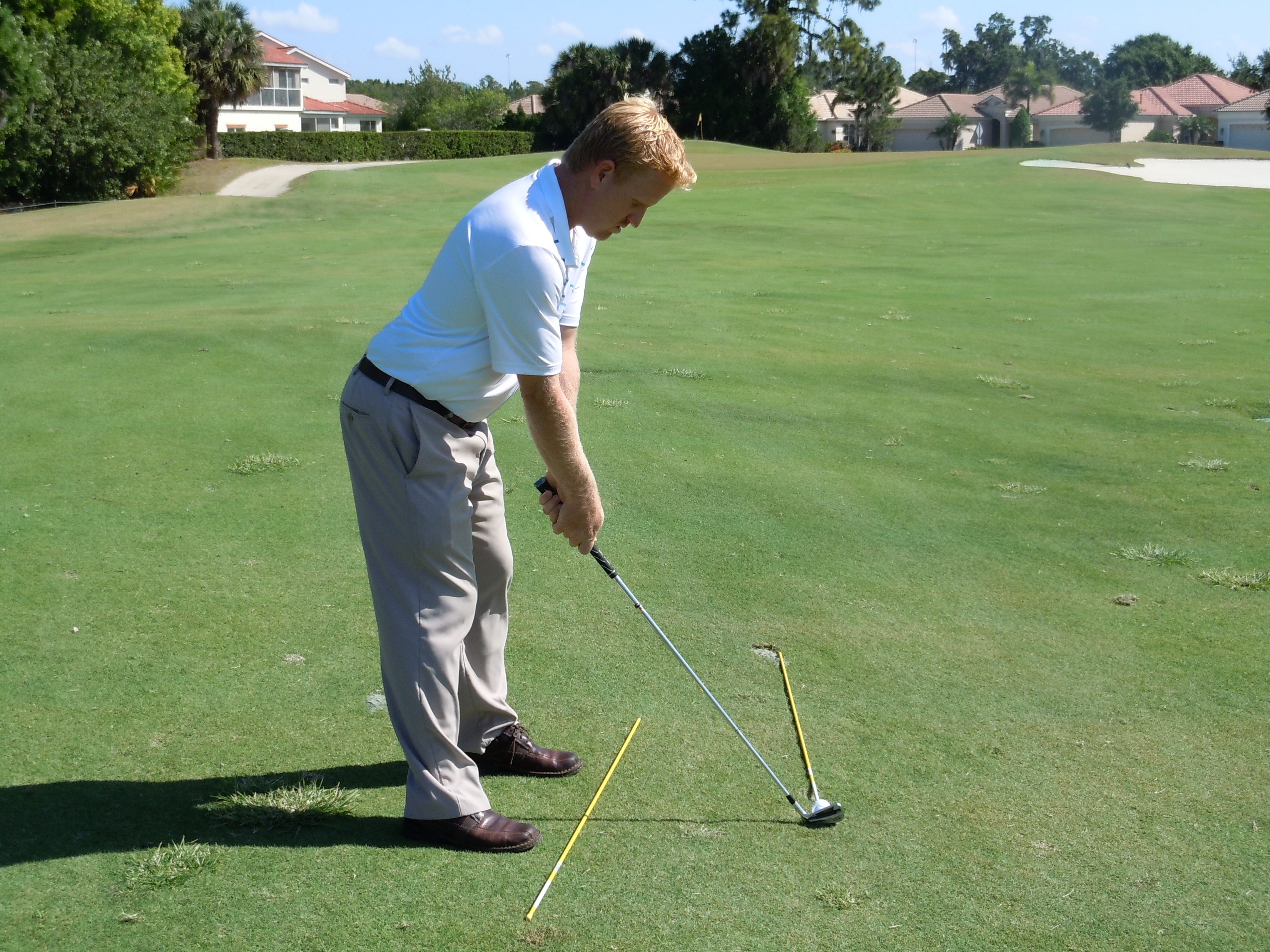 How To Set Up For A Draw Shot In Golf