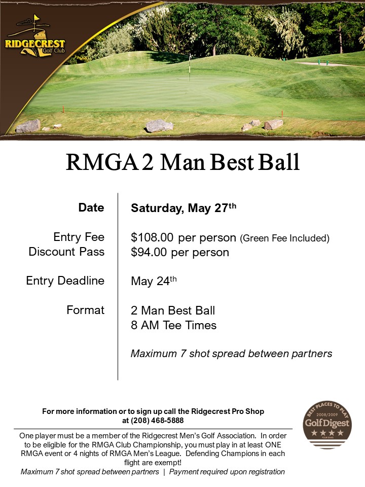 Ridgecrest golf club idaho golf at it s best 